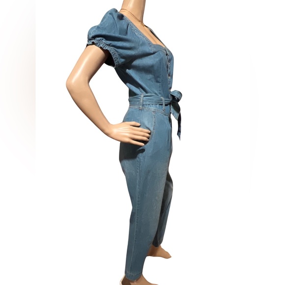 Anthropologie denim Jumpsuit - Picture 5 of 7